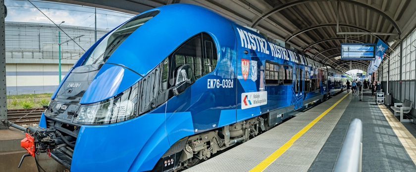 koleje wielkopolskie barwy kolejorz Lech Poznań